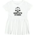 thumbnail image 3 of Inktastic Daddy Little Co Counsel Lawyer Girls Baby Dress, 3 of 5