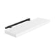 thumbnail image 5 of Estante de pared de madera para colgar, resistente y rústico, con soporte invisible para granja. Blanco, 5 of 9