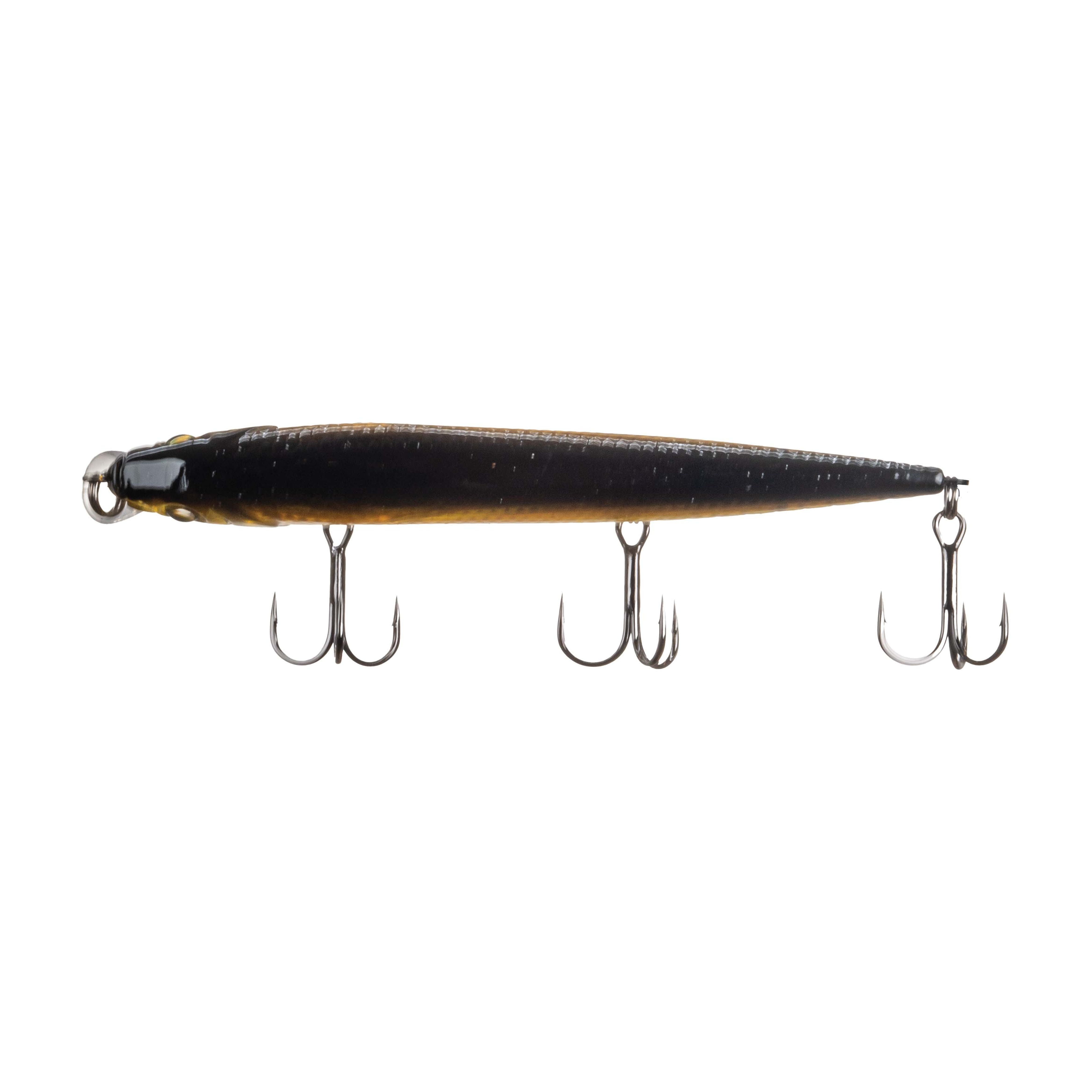 Ozark Trail 3.75 in Jerkbait Fishing Lure, Clear Shad, 6.5 ft Diving Depth