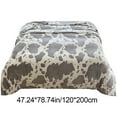 thumbnail image 3 of Winter Fleece Blanket Velvet Plush Throw for Adults,Soft Thick Cozy Flannel Bed Blanket,47x79 Inches,Reversible Sherpa,All Season Warm,Home Decor,Couch Sofa,Office Nap,Travel Camping Gift, 3 of 7