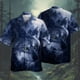 thumbnail image 4 of Camisa vintage para hombre con estampado de lobo en 3D, camisetas de manga corta, novedad de 2024, ropa de hombre de gran tamaño, camisas hawaianas casuales de playa para hombre, blusa, 4 of 4