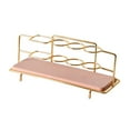 thumbnail image 3 of Soporte para cepillos de dientes de acero inoxidable, organizador de pasta de dientes para baño, soporte para mostrador, Rosa, 3 of 9