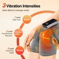 thumbnail image 3 of Masajeador De Rodilla Inalámbrico Por Vibración Con Calor Rodillera Calentada Inteligente Recargable Con 5 Ajustes De Temperatura 3 Modos De Vibración Para Codo Gris, 3 of 7