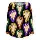 thumbnail image 5 of Camiseta informal para mujer, blusa estampada de manga larga con cuello redondo y fruncido Fridja  fjkfkj2107, 5 of 6