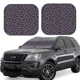 thumbnail image 2 of Picia Bat Purple 2 Piece Car Windshield Sun Shade Foldable | Foldable Sun Shield for Front Window Blocks UV Rays and Keeps Your Vehicle Cool-Medium, 2 of 7