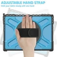 thumbnail image 7 of XYX Case for 13 inch Microsoft Surface Pro 11/Surface Pro 10/Surface Pro 9, 360 Rotating Heavy Duty Shockproof Cover with Kickstand and Hand Strap (Sky Blue), 7 of 7