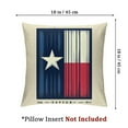 thumbnail image 4 of nygtbtfer Pillow Covers  Flag of Texas Pillowcase Decorative Outdoor Throw Pillow Covers Summer Decorations for Home White, 4 of 7