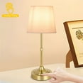 thumbnail image 4 of Portable Cordless Table Lamp Usb Rechargeable Fabric Shade Desk Lamp (Light Decoration), 4 of 10