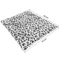 thumbnail image 3 of Paw Prints and Bones Blanket,Comfortable Soft Flannel Throw Blanket,All Season,Warm Lightweight Blankets for Sofa Bed Couch Living Room Chair,50"x60", 3 of 4