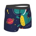 thumbnail image 4 of Uemuo Dinosau Space Explorer Pattern Men's Boxer Briefs,Trunk Anti-Chafing,Comfortable, Durable, and Stylish Underwear-Large, 4 of 9