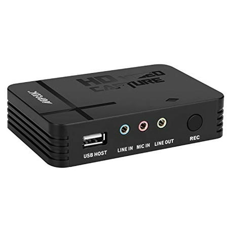 AGPtEK HD Game Capture Video Capture 1080P HDMI/YPBPR Recorder Xbox 360&One/ PS3 PS4,Support Mic in with Both HDMI and (Best Html5 Game Engine)