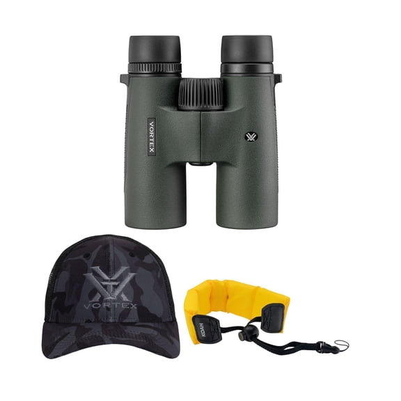 Vortex Triumph HD 10x42 Multi-Coated Lenses Binocular with Strap Bundle