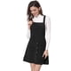 thumbnail image 1 of Allegra K Día De San Patricio Vestido Tipo Peto Tipo Peto Evasé Con Tirantes De Pana Para Mujer Negro XS, 1 of 7