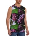 thumbnail image 2 of Disketp Grape Sleeveless Tshirts For Men, Muscle Shirts For Men Dry Fit Tank Top-Small, 2 of 8