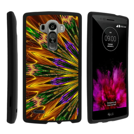 LG G4 H815 | H810, [SNAP SHELL][Matte Black] 2 Piece Snap On Rubberized Hard Plastic Cell Phone Cover with Cool Designs - Kaleidoscopic