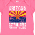 thumbnail image 4 of Inktastic Established February 14, 1912 Arizona Flag Boys or Girls Baby Bodysuit, 4 of 5