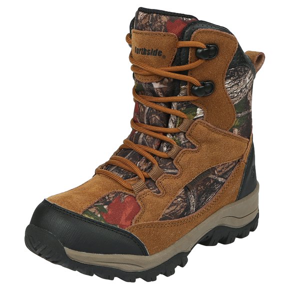 Northside Boys' Renegade 400 Hiking Boot, Tan Camo, Size 6 Medium US Big Kid