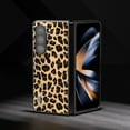 thumbnail image 3 of Decase For Samsung Galaxy Z Fold 5 Slim Case,Fashionable Leopard Print Phone Holster for Women Men,Luxury High-quality PU Leather Durable Case Anti-Scratch Shockproof  Protective Cover,A, 3 of 5