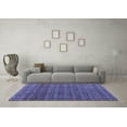 thumbnail image 3 of Ahgly Company Indoor Round Abstract Blue Modern Area Rugs, 8' Round, 3 of 4