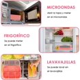 thumbnail image 4 of Loncheras Adultos Gran Capacidad, Caja Bento con Compartimentos y Termo de Sopa, Caja Fiambrera Sellada Kit para Microondas y Cubiertos (Raya Rosa), 4 of 4