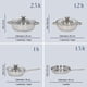 thumbnail image 4 of Bateria De Cocina 7 Pzas Acero Inoxidable Tricapa, 4 of 5