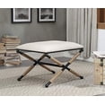 thumbnail image 1 of Linon Home Ashburn Campaign Accent Stool, 1 of 2