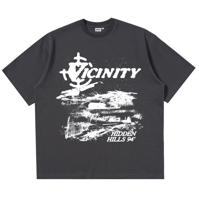 Men's T-Shirts Oversized Cotton Korean Fashion Vintage Graph