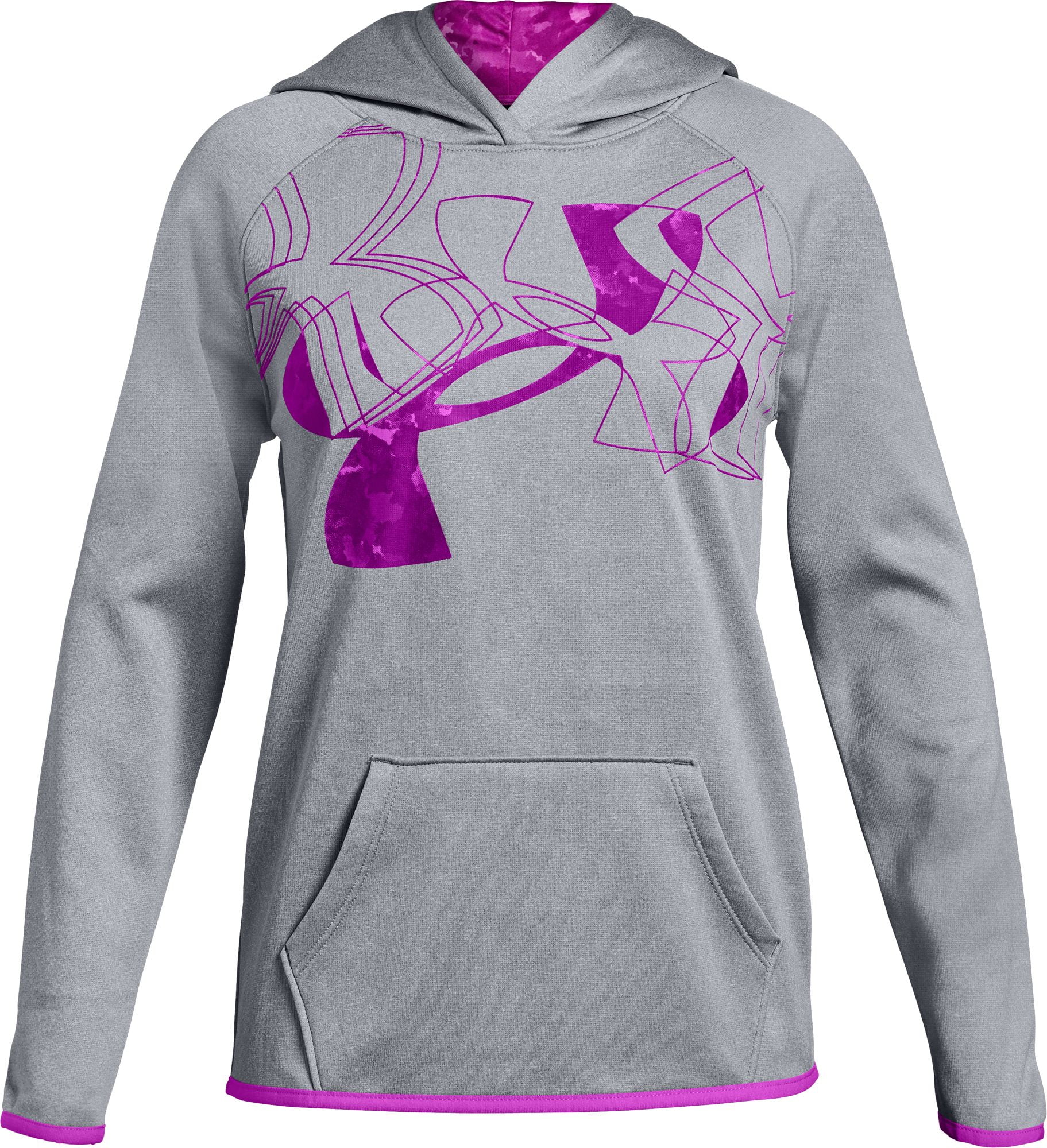 Under Armour Girls Armourfleece Hoody Print Fill Logo