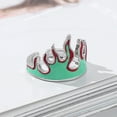 thumbnail image 4 of TABLETREANDS 2Ud Anillos Para Dedo Mujer Y Con De Llama Ajustable En Metal Y Chic, 4 of 8