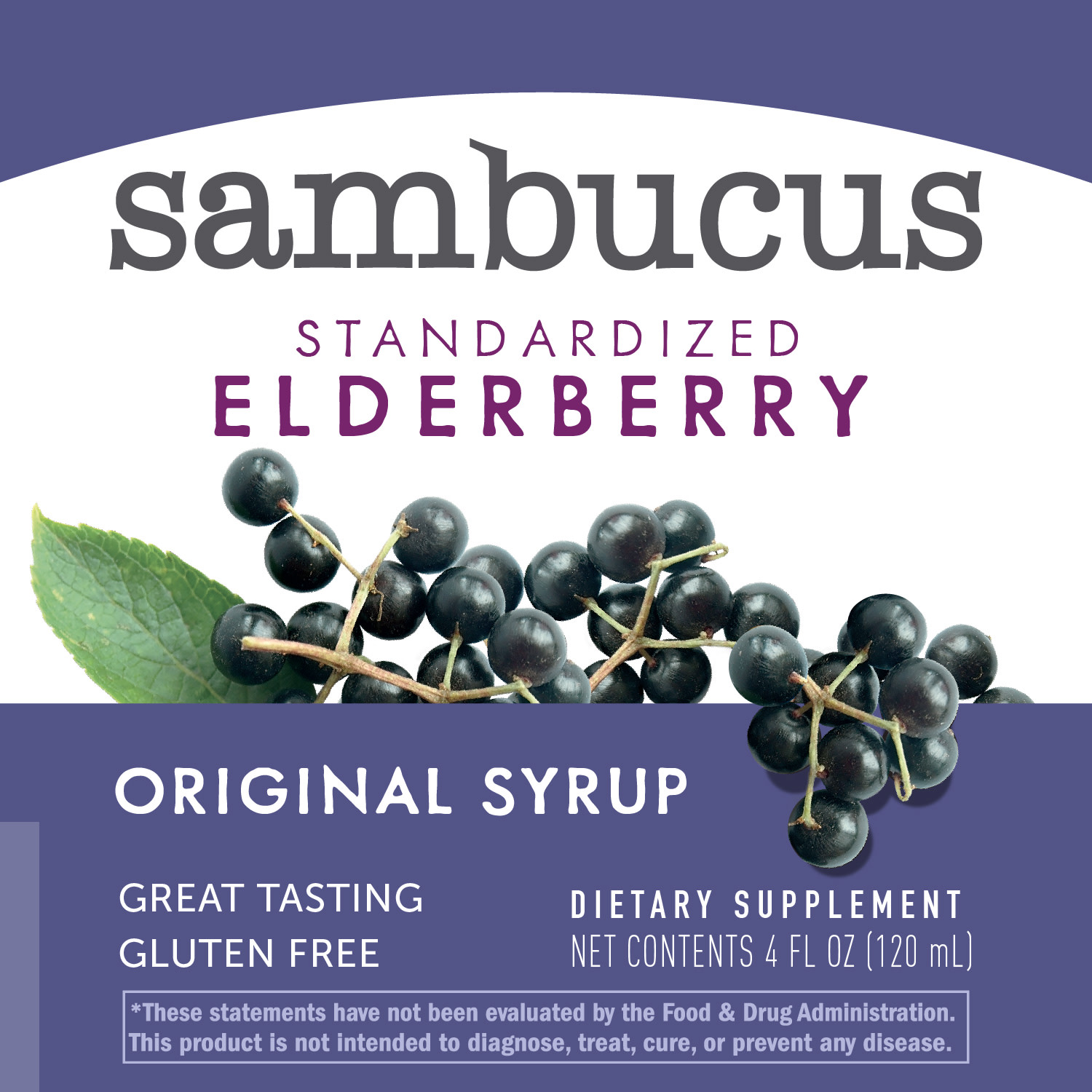 Nature’s Way Sambucus Original Elderberry Syrup, Black Elderberry Extract, Traditional Immune Support*, Delicious Berry Flavor, 4 Fl Oz. - image 2 of 5