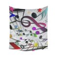 thumbnail image 2 of BSDHOME Music Note Wall Tapestry 51x60 inches, 2 of 2