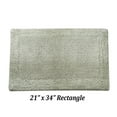 thumbnail image 4 of Better Trends 21" x 34" Premium Bathroom Rugs 100% Cotton Soft Reversible Tufted Bath Mat Water Absorbent Bath Rug Ideal for Bathroom Shower and Tub Use (Dark Sage) Edge Collection, 4 of 6
