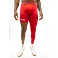 thumbnail image 4 of We Ball Sports Athletic Men's Single Leg Sports Tights | One Leg Compression Base Layer Leggings for Men (Red, FULL 2XL), 4 of 5