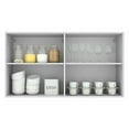 thumbnail image 4 of Madesa Hazel Wall Kitchen Storage Cupboard Cabinet with 2 Doors and Shelves 48 Inch Wooden  Organization Unit for Pantry - White, 4 of 7