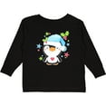thumbnail image 3 of Inktastic Cute Christmas Penguin with Heart and Holly Boys or Girls Long Sleeve Toddler T-Shirt, 3 of 5