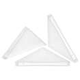 thumbnail image 1 of 80Pack Corner Protectors 4x50mm Plastic Right Angle Corner Guards Cushion, White, 1 of 6
