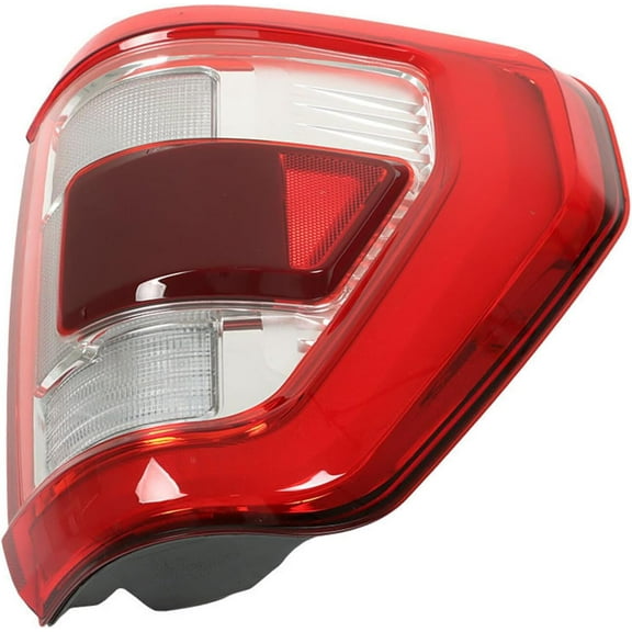 OTTULUR Right Passenger Side White Framed Tail Lights ML3Z-13404-D Repalcement for Ford F150 F-150 2021 2022 2023 w/Blind Spot