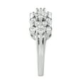 thumbnail image 4 of 1/2 Carat T.W Diamond Sterling Silver Cluster Ring., 4 of 4