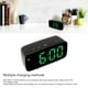 thumbnail image 3 of Reloj Con Espejo, Múltiples Métodos De Carga Iluminación Verde Reloj Despertador Digital Activado Por Voz Para Cabecera De Dormitorio, 3 of 7