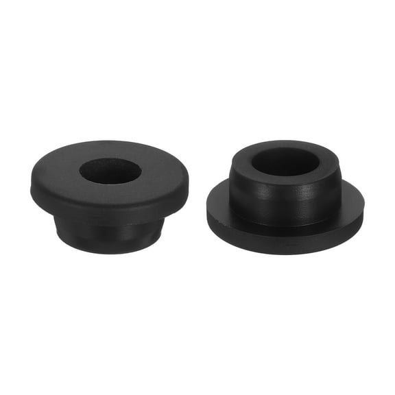 Uxcell 2Pack Rubber Grommets 24mm Drill Hole, 15mm ID Top Hat Hole Plug Grommet