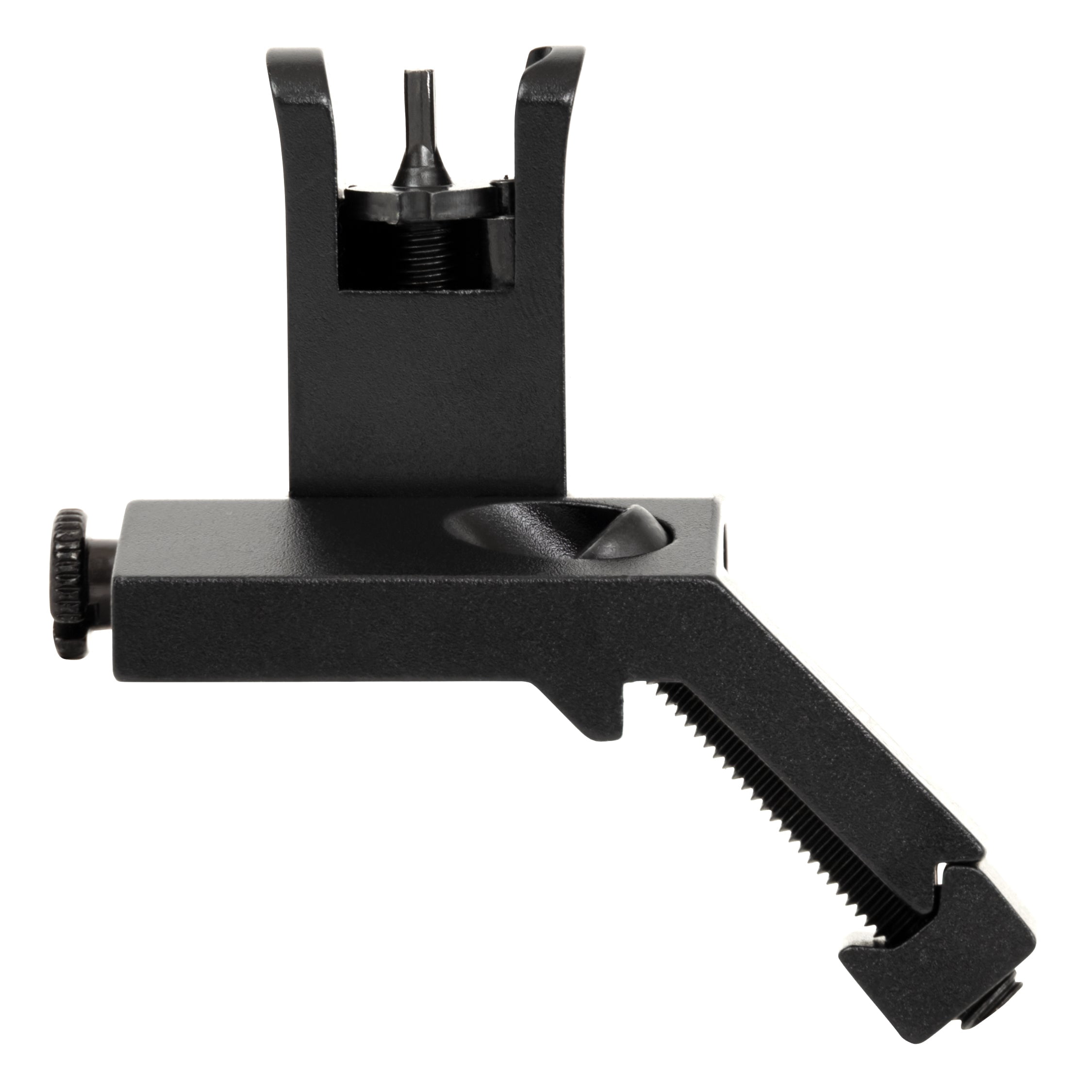 Dagger Defense flip up BUIS 45 degree picatinny rail mounted backup iron sights.