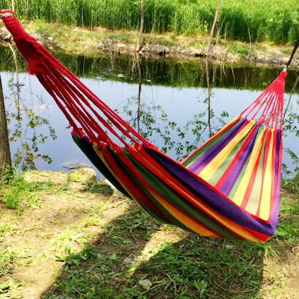 Hammock Hanging seat Breathable Ultra light and portable Load capacity 300 kg for Camping Outdoor activities Hiking Multicolor