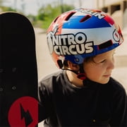 Hyper Bicycles Nitro Circus Helmet, Children Ages 8+, Blue/Silver