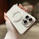 thumbnail image 3 of Luxury Plating Frosting Titanium Frame Case For IPhone 15 14 13 12 11 Pro Max Plus Clear Magsafe Magnetic Wireless Charge Cover, 3 of 5