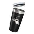thumbnail image 3 of Lake of the Pines Map Tumbler Travel Mug Insulated Laser Engraved Coffee Cup California 20 oz Black, 3 of 5