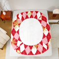 thumbnail image 5 of Feelyou Cute Nutcracker Bed Sheets, Happy Christmas King Sheets, Winter Gold Sonwflake Sheet Set, Ultra Soft Home Decor,4 Pieces, 5 of 7