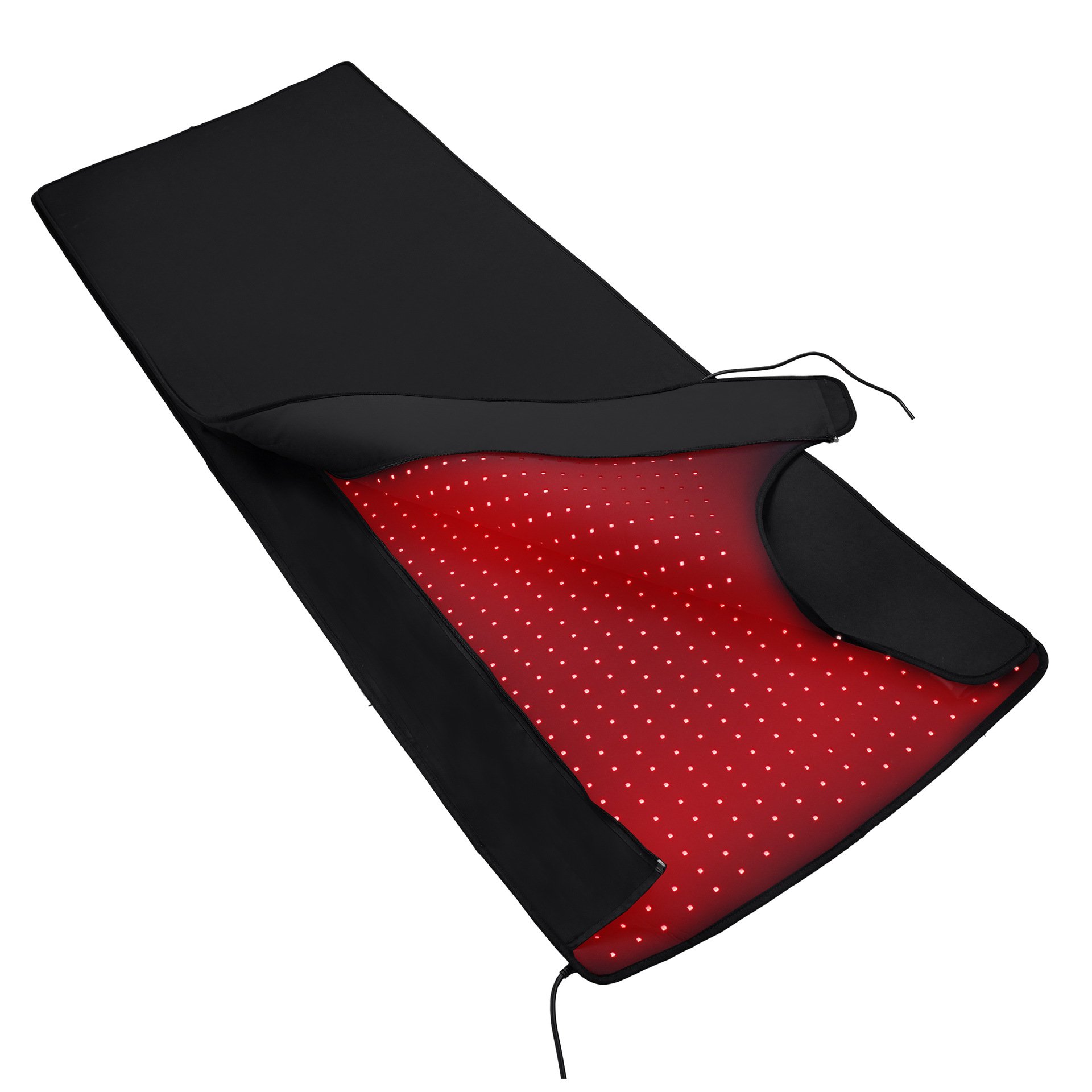 Full-Body Red Light Wellness Mat for At-Home Relaxation, Large Flexible Pad with Soothing Infrared Warmth for Yoga, Meditation, and Stress Relief