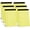 6 Pack Canany Yellow Legal Pads, variant on 300 Sheets Light Yellow Legal Pads 8.5 x 11.75 Wide Ruled Paper 6-Pack Note Pad 50 Sheets per Notepad Perforated Writing Pad Durable Sturdy Back 8x11 Pads of Paper