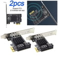 thumbnail image 1 of Adaptador tarjeta SATA III PCIe 4 puertos 6Gbps SATA 3.0 a PCI-E 1X con soporte, 1 of 8