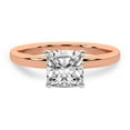 thumbnail image 4 of IGI Certified 1 Carat Cushion Shape Lab Grown Diamond Engagement Ring | 14K Rose Gold | Solitaire Diamond Ring | FG-VS1-VS2 Quality Friendly Diamonds, 4 of 6